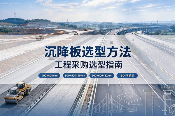 晴隆沉降板选择方法