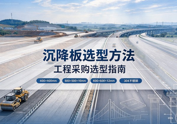 晴隆沉降板选择方法